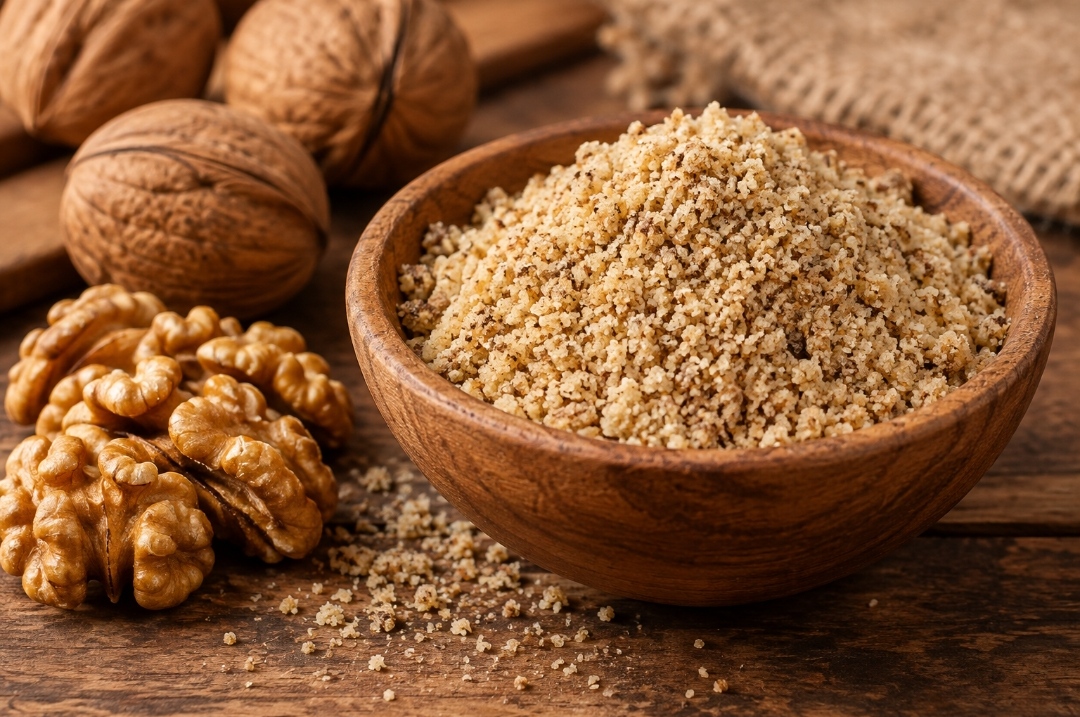 مغز گردوی آسیاب‌شده مخصوص فسنجان و شیرینی